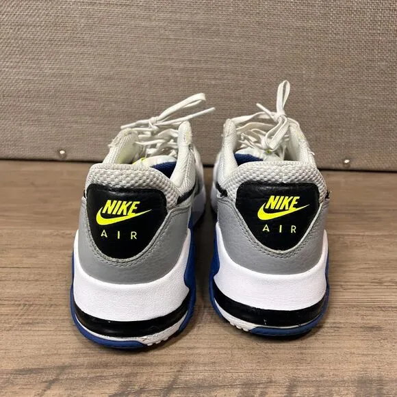 Nike Air Max Excee White Black Royal Blue Running Shoes CD4165-115 Mens Size 9