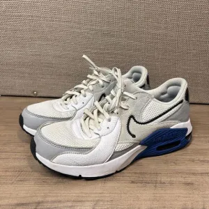 Nike Air Max Excee White Black Royal Blue Running Shoes CD4165-115 Mens Size 9