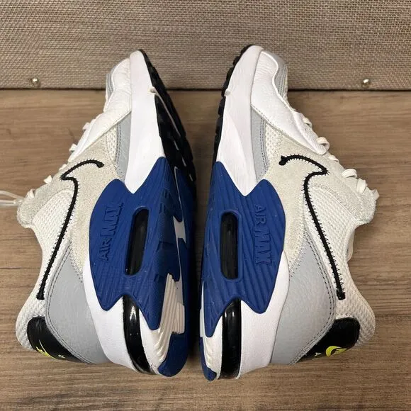 Nike Air Max Excee White Black Royal Blue Running Shoes CD4165-115 Mens Size 9