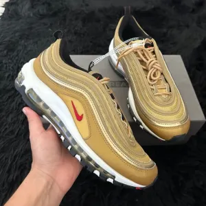 NIKE Air Max gold lace up shoes sneakers women’s 8 = 6.5Y new