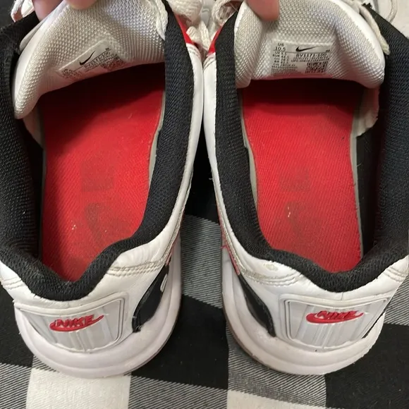 Nike Air Max LTD 3 Leather Basketball Running Shoe Men Size 10.5 Red White Back