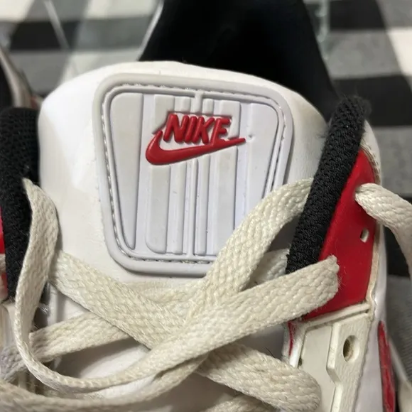 Nike Air Max LTD 3 Leather Basketball Running Shoe Men Size 10.5 Red White Back