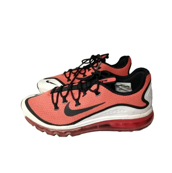 Nike Air Max More Habanero Red Sneakers Men's Size 10 Shoes AR1944-600