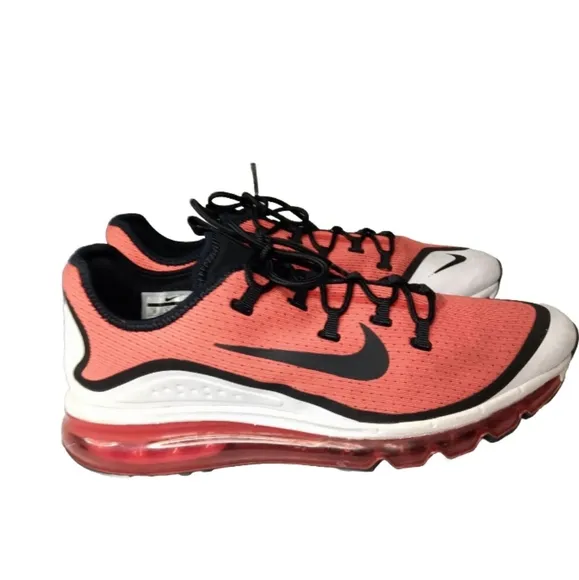 Nike Air Max More Habanero Red Sneakers Men's Size 10 Shoes AR1944-600