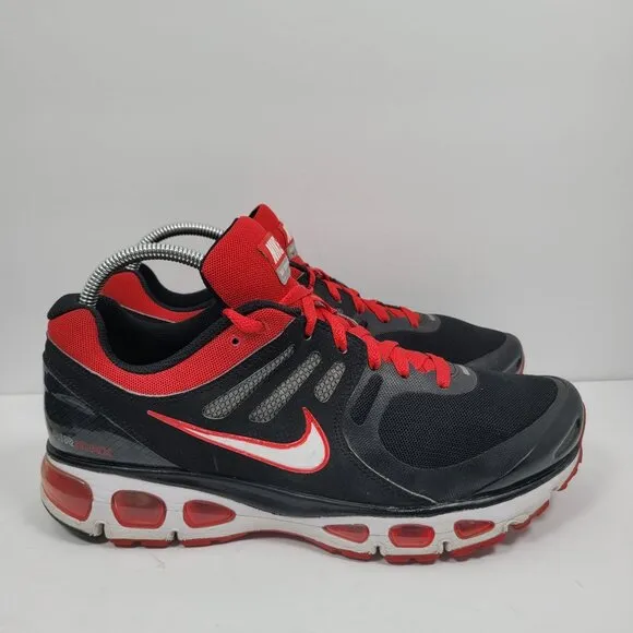 Nike Air Max Tailwind Plus 2 Men's Black Red Running Shoes 386405-010 US Size 10