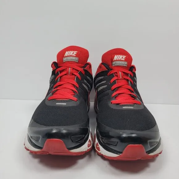 Nike Air Max Tailwind Plus 2 Men's Black Red Running Shoes 386405-010 US Size 10