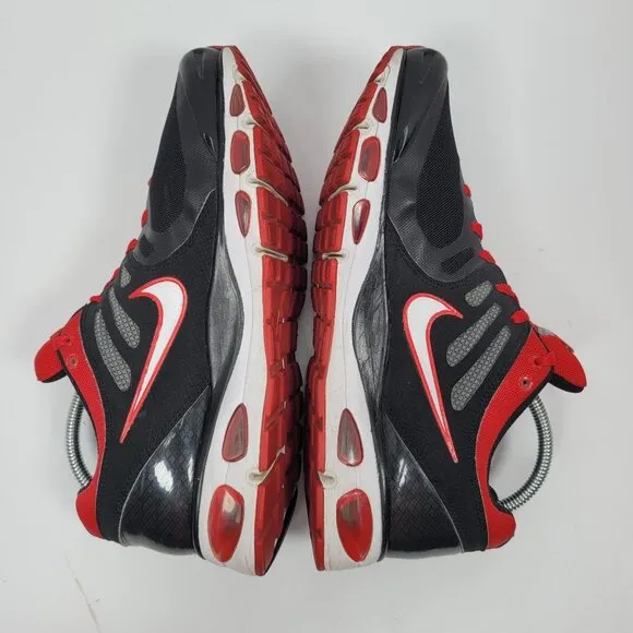 Nike Air Max Tailwind Plus 2 Men's Black Red Running Shoes 386405-010 US Size 10