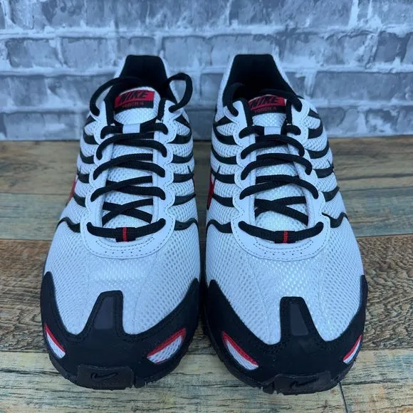 Nike Air Max Torch 4 White‎ Red Black Running Shoes CU9243-100 Mens Size 10