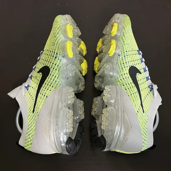 Nike Air Max Vapormax Flyknit 3 Silver/Black-Volt Men's Running Shoes AJ6900-005