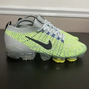 Nike Air Max Vapormax Flyknit 3 Silver/Black-Volt Men's Running Shoes AJ6900-005