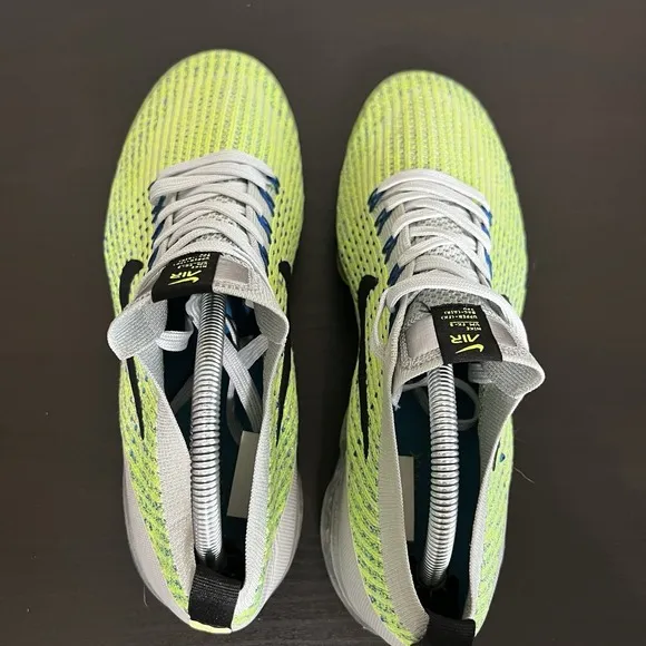 Nike Air Max Vapormax Flyknit 3 Silver/Black-Volt Men's Running Shoes AJ6900-005