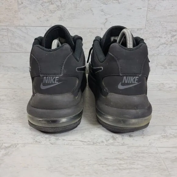 Nike Air Max Wright 3 Shoes Mens Size 12 Triple Black  Running Sneakers 687974
