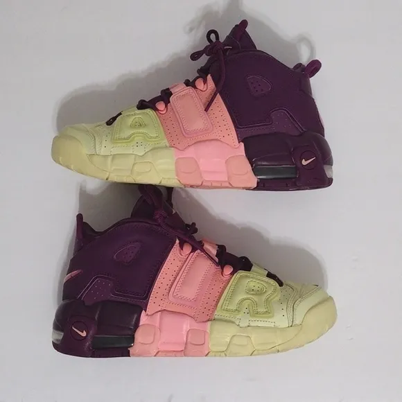 Nike Air More Uptempo Fruity Pebbles GS Lucky Charms Sneakers US 6Y, Women's 7.5
