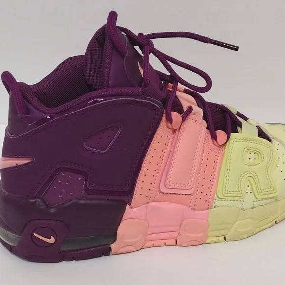 Nike Air More Uptempo Fruity Pebbles GS Lucky Charms Sneakers US 6Y, Women's 7.5