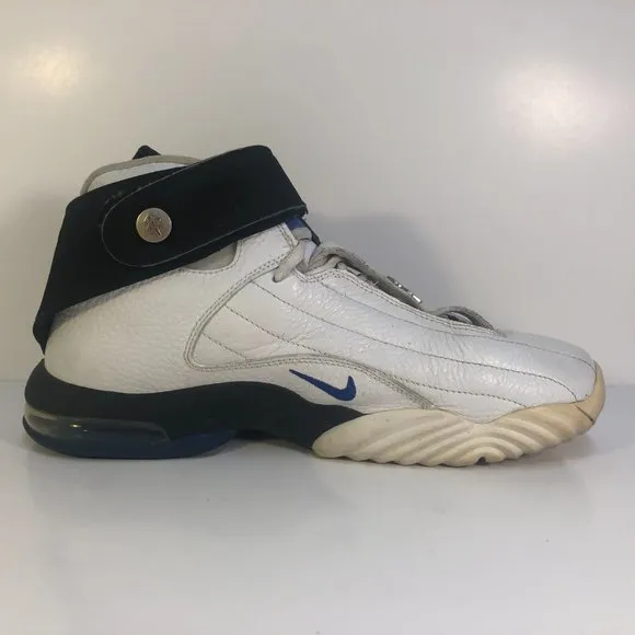 Nike Air Penny IV Orlando Home White/Black/Blue 2006 312455-101 Size 10 No Box