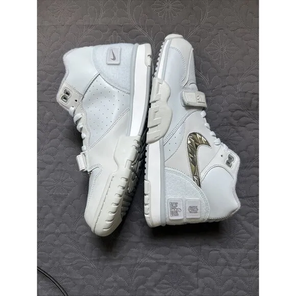 Nike Air Trainer 1 &quot;SB LVIII&quot; Men Shoes Platinum/White/Silver FJ6195-002 SZ 11M
