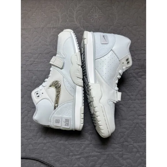 Nike Air Trainer 1 &quot;SB LVIII&quot; Men Shoes Platinum/White/Silver FJ6195-002 SZ 11M