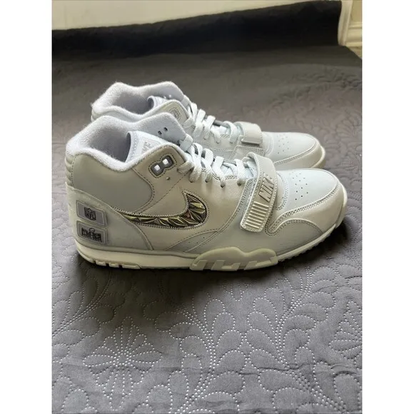 Nike Air Trainer 1 &quot;SB LVIII&quot; Men Shoes Platinum/White/Silver FJ6195-002 SZ 11M