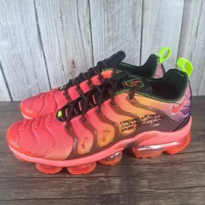 Nike Air Vapor Max Plus Running Shoes Men's Sz 9.5 Laser Crimson (GUC)