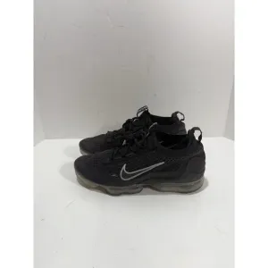 Nike Air Vapormax 2021 Flyknit Mens 12 Shoes Black DC4112-002 Sneaker READ**