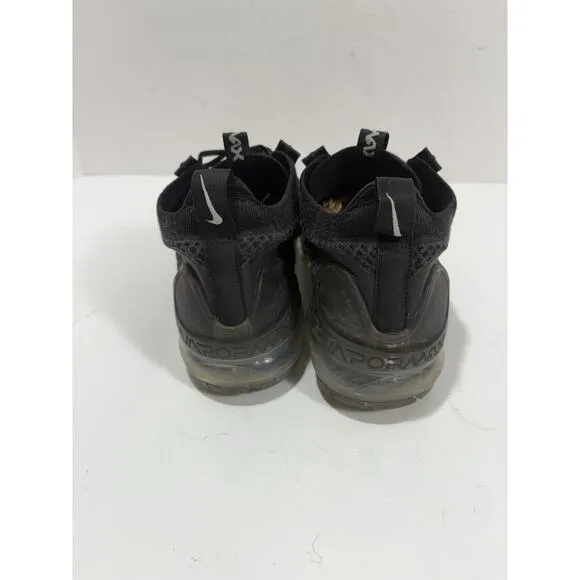 Nike Air Vapormax 2021 Flyknit Mens 12 Shoes Black DC4112-002 Sneaker READ**