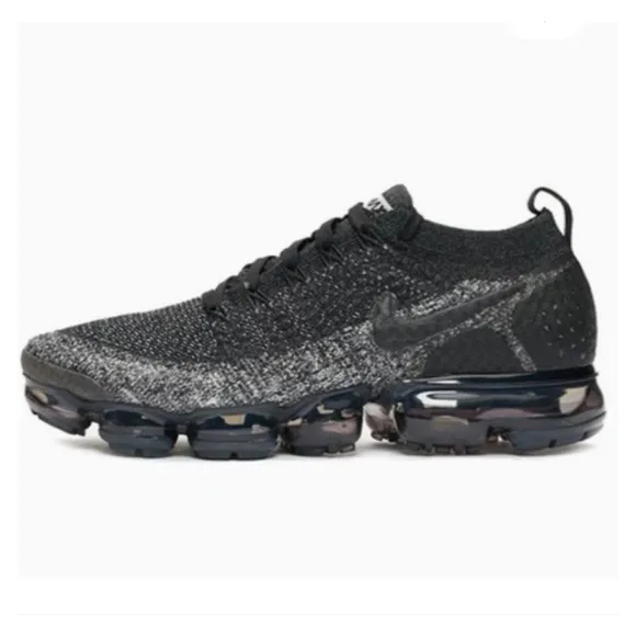 Nike Air Vapormax Flyknit 2 Mens Running Shoes Black/Dark Grey 942842 012 Sz 9.5
