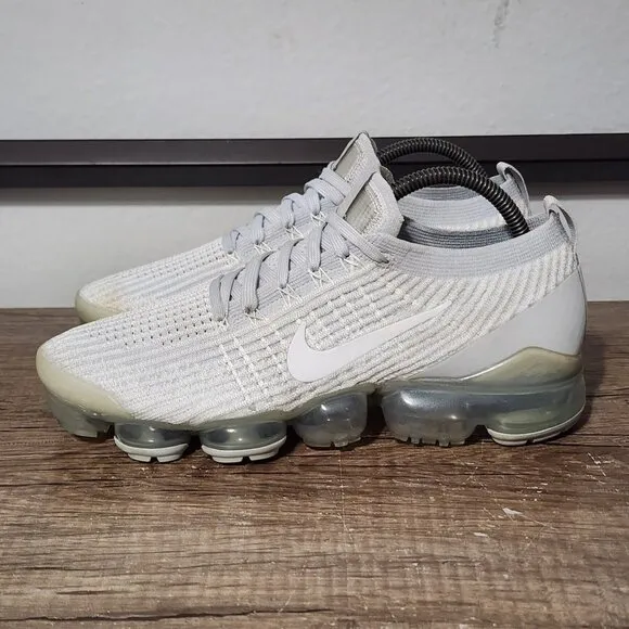 Nike Air VaporMax Flyknit 3 (AJ6900-102) Men’s Running Shoes Size 8.5 Gray