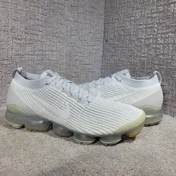 Nike Air Vapormax Flyknit 3 Men's Size 13 Gray Platinum Running Shoes AJ6900-102