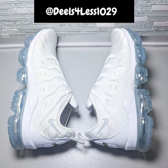 Nike Air VaporMax Plus Running Mens Size 13 White Pure Platinum