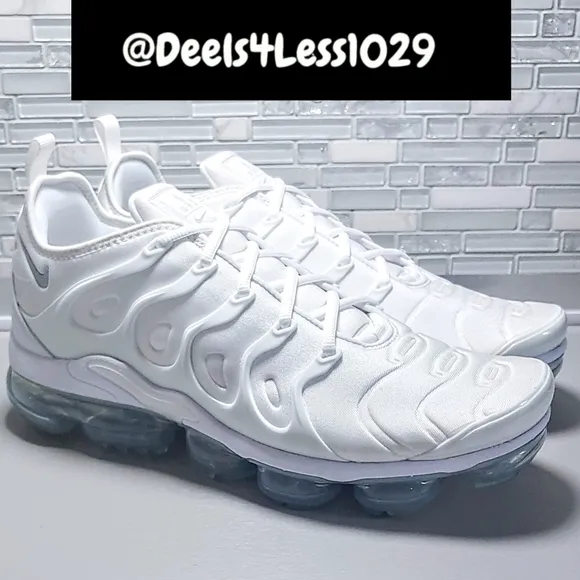 Nike Air VaporMax Plus Running Mens Size 13 White Pure Platinum