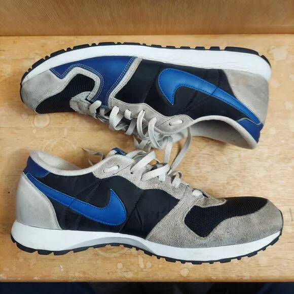 Nike Air Vengeance 429627-001 Men's US 14 Blue Black Grey Running Shoes EUC