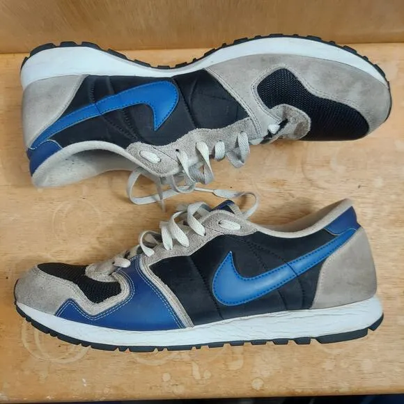 Nike Air Vengeance 429627-001 Men's US 14 Blue Black Grey Running Shoes EUC