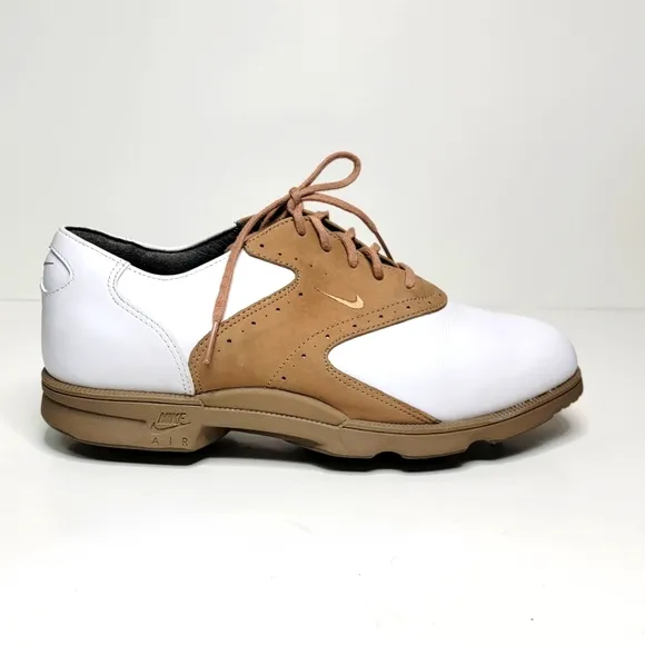 NIKE AIR Women's golf shoes suede leather lace up Size 7.5