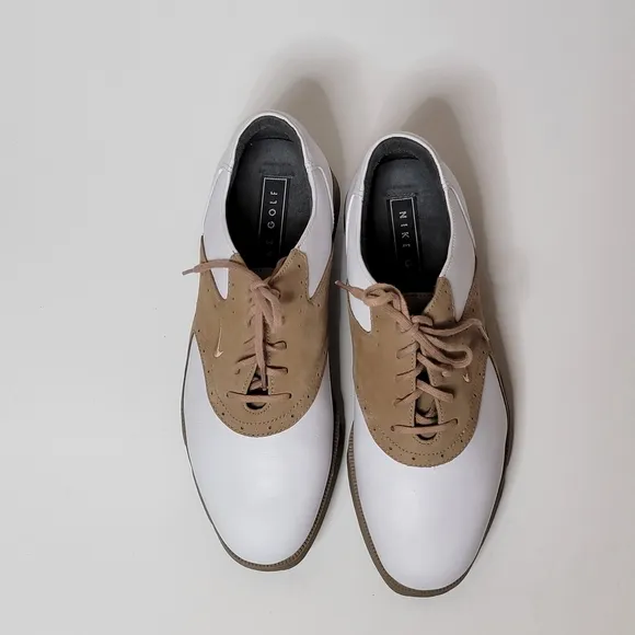 NIKE AIR Women's golf shoes suede leather lace up Size 7.5