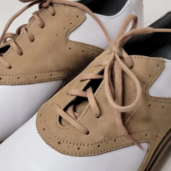 NIKE AIR Women's golf shoes suede leather lace up Size 7.5