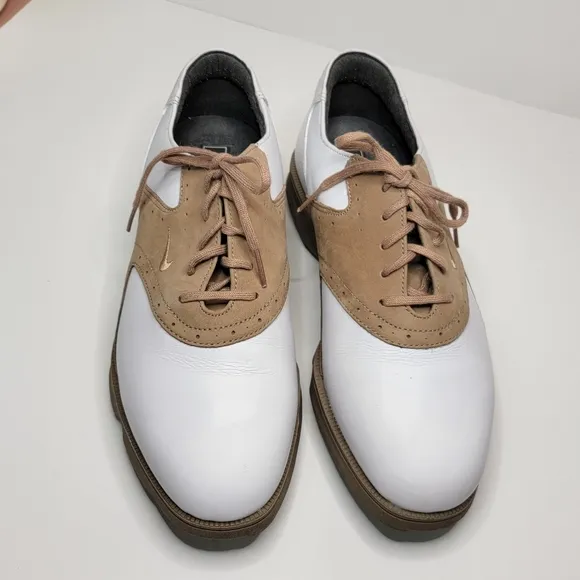 NIKE AIR Women's golf shoes suede leather lace up Size 7.5