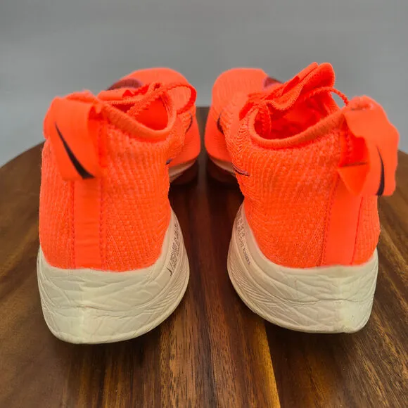 Nike Air Zoom Alphafly Next% Shoes Women's 7 Bright Orange Running Sneakers