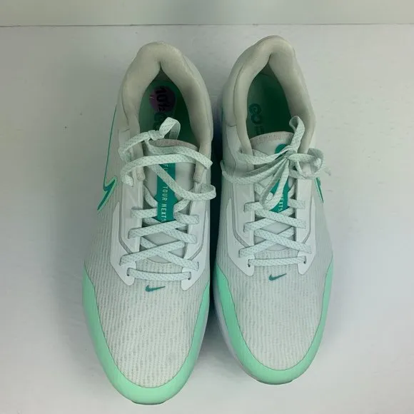 Nike Air Zoom Infinity Tour NEXT% Golf Shoes DC5221-143 White Mint Foam
