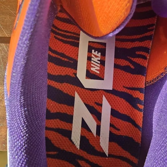Nike Air Zoom Pegasus 38 Clemson Tigers Running Shoes DJ0819-800 Men's Size 12.5