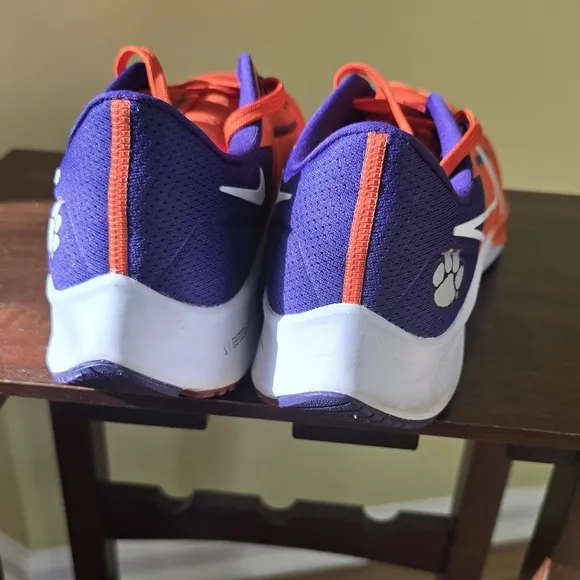 Nike Air Zoom Pegasus 38 Clemson Tigers Running Shoes DJ0819-800 Men's Size 12.5