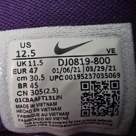 Nike Air Zoom Pegasus 38 Clemson Tigers Running Shoes DJ0819-800 Men's Size 12.5