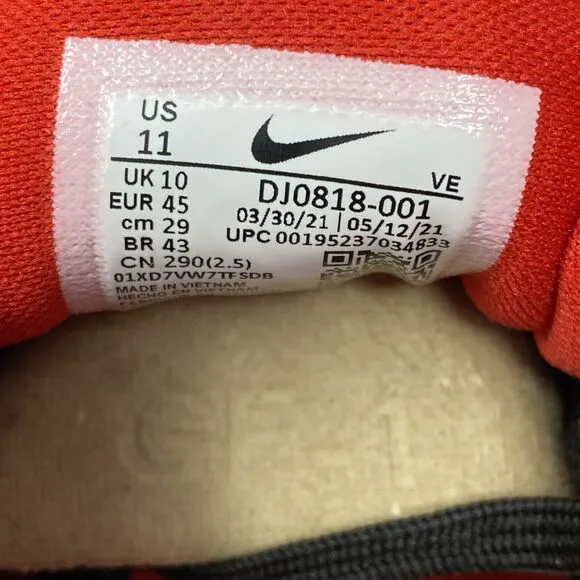 Nike Air Zoom Pegasus 38 Kansas City Chiefs Running Shoes Mens 11 DJ0818-001