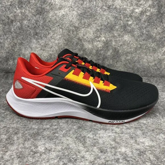 Nike Air Zoom Pegasus 38 Kansas City Chiefs Running Shoes Mens 11 DJ0818-001