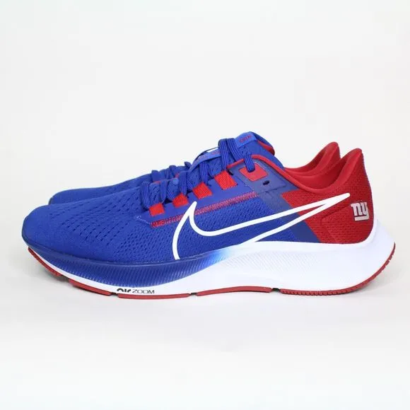 Nike Air Zoom Pegasus 38 New York Giants Running Shoes Mens Size 12.5 DJ0835-400