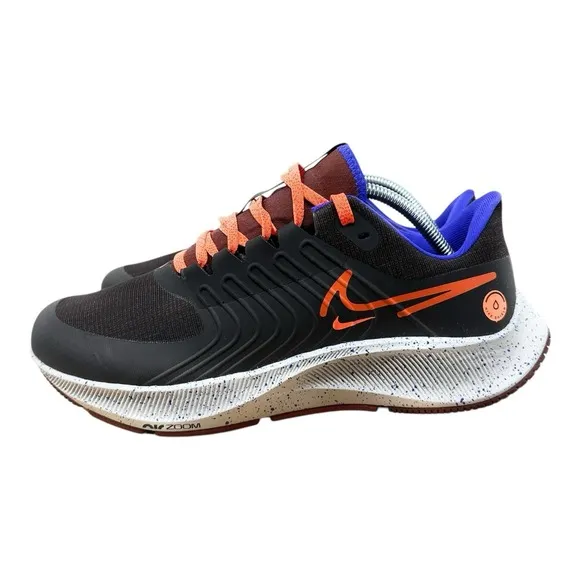 Nike Air Zoom Pegasus 38 Shield Mens Size 9.5 Running Shoes Black DC4073-003