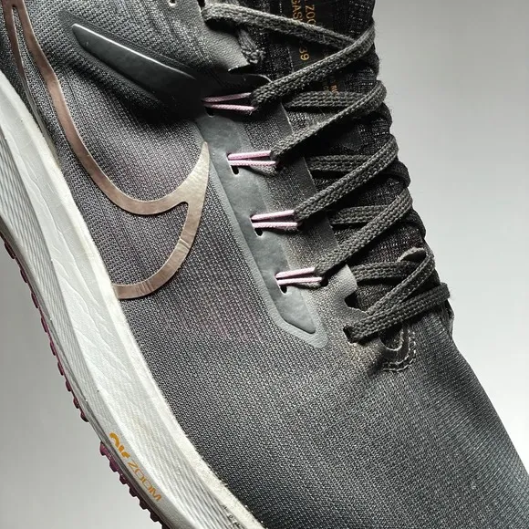 Nike Air ZOOM Pegasus 39 Mens 13 Running Shoes Anthracite Metallic Silver
