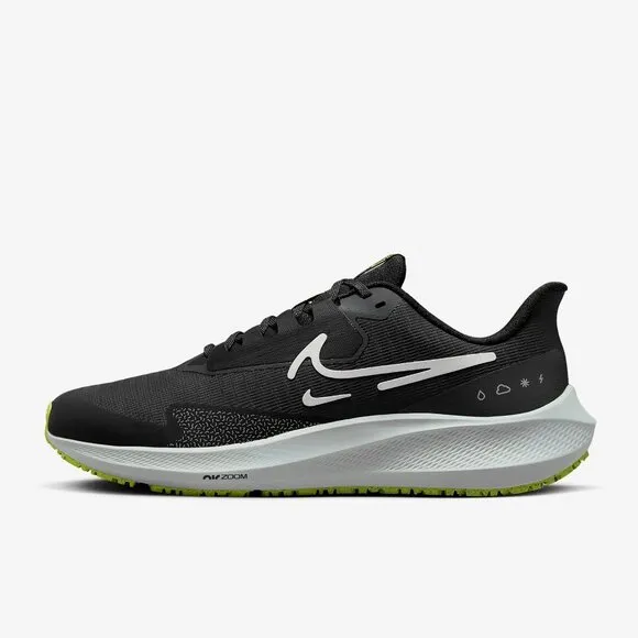 Nike Air Zoom Pegasus 39 Shield Black Mens Running Shoes DO7625-002 NEW Sz 7