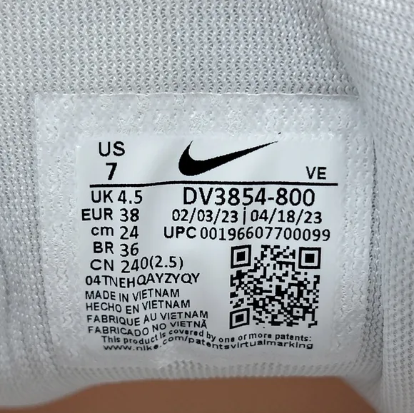 Nike Air Zoom Pegasus 40 DV3854-800 Women's Size 7 Guava Purple Shoes New