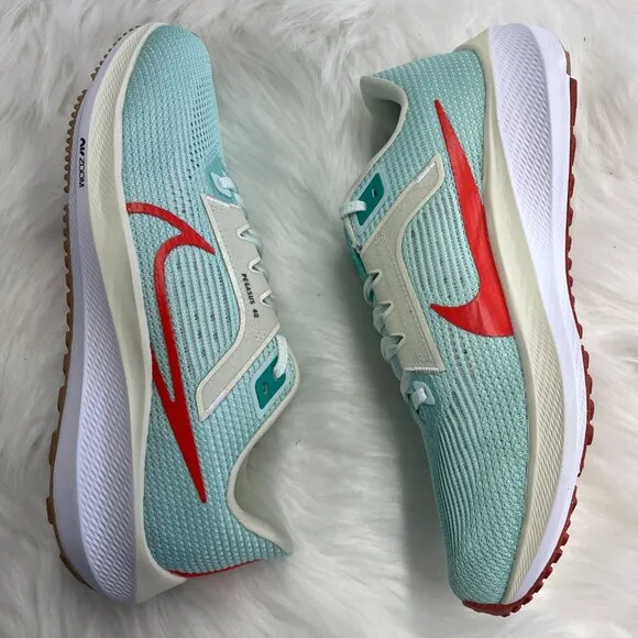Nike Air Zoom Pegasus 40 Jade Ice Womens Running Shoes DV3854-300 NEW Multi Sz