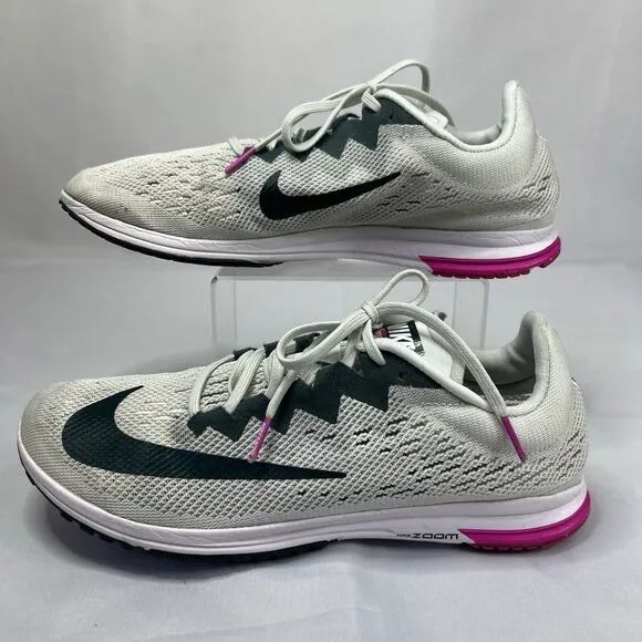 Nike Air Zoom Streak LT 4 Gray/fuschia 924514-005 Marathon Running Shoes US 8
